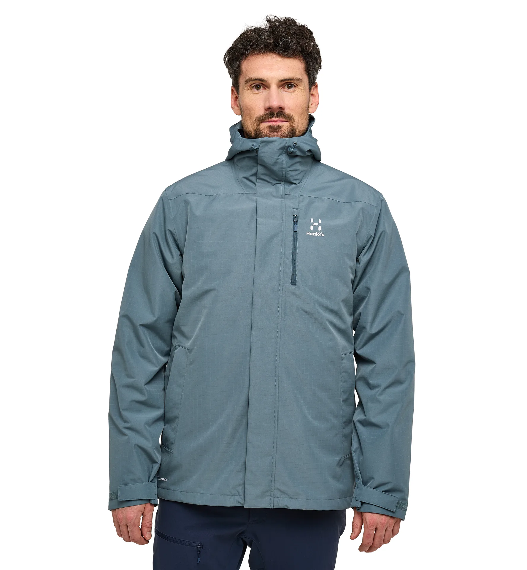 Ek 3-in-1 Proof Jacket Men Steel Blue/Tarn Blue