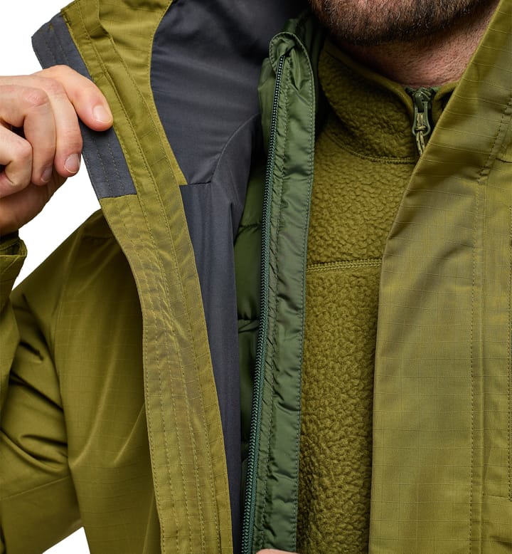 Ek 3-in-1 Proof Jacket Men Olive Green/Seaweed Green