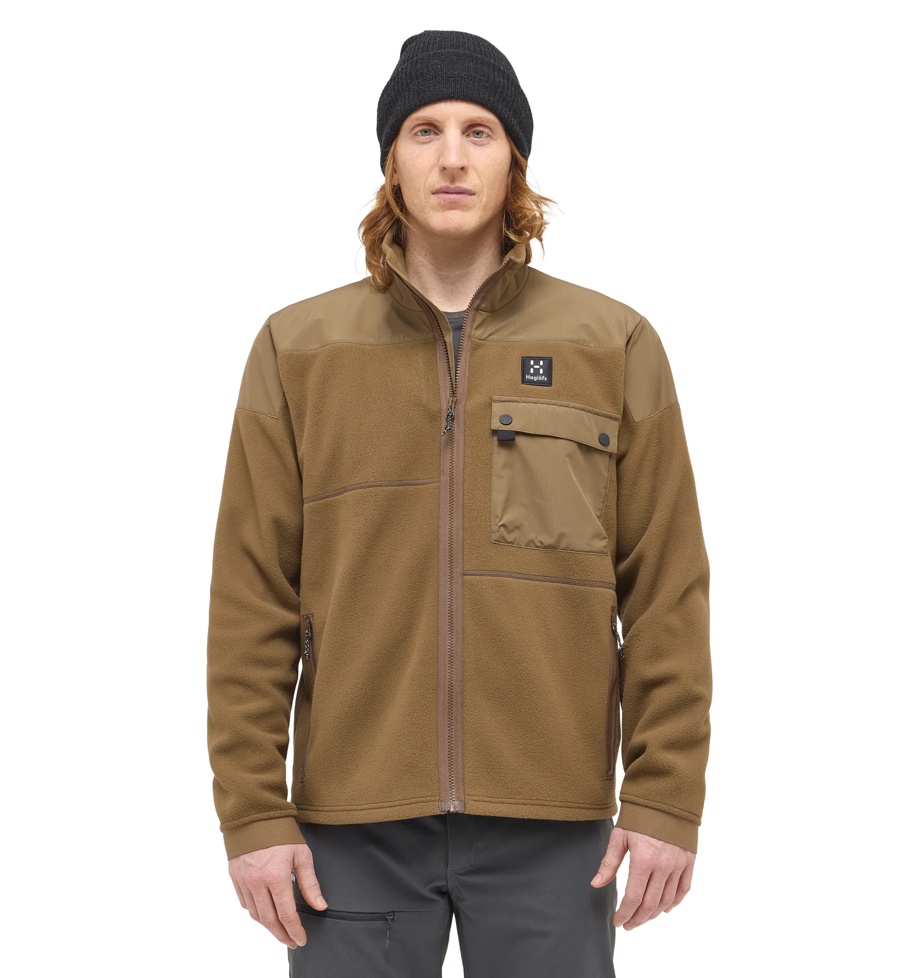 Avesta Hybrid Jacket Men Teak Brown