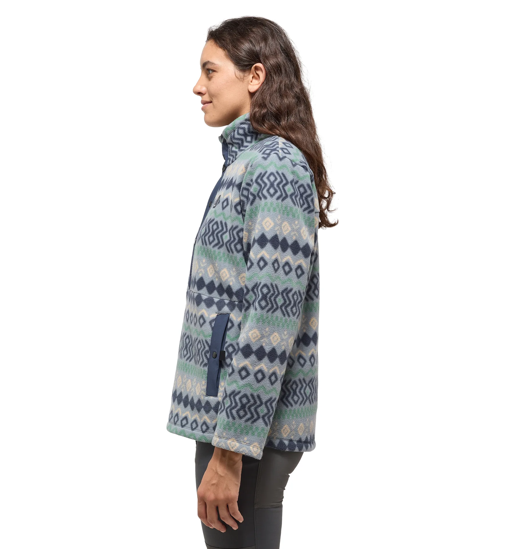 Mora Mid Women Steel Blue/Dk Jelly Green