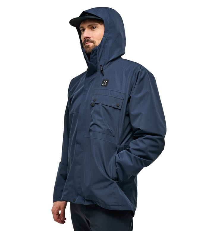 Porfyr Proof Jacket Men Tarn Blue