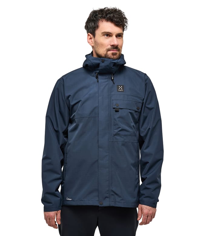 Porfyr Proof Jacket Men Tarn Blue