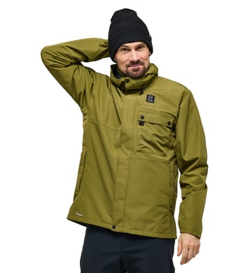 Porfyr Proof Jacket Men Olive Green