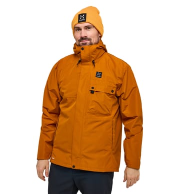 Porfyr Proof Jacket Men Golden Brown