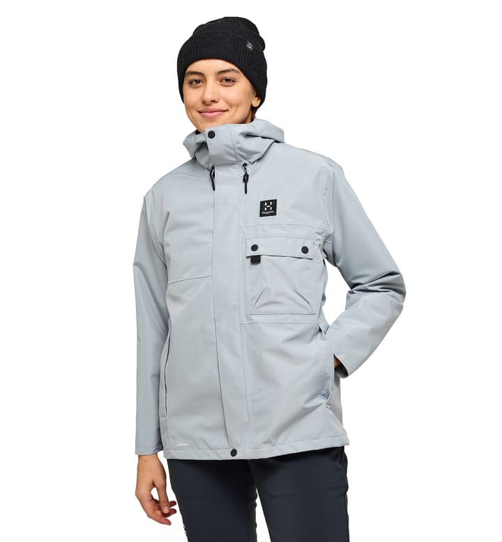 Porfyr Proof Jacket Women Concrete Porfyr Proof Jacket Women Concrete
