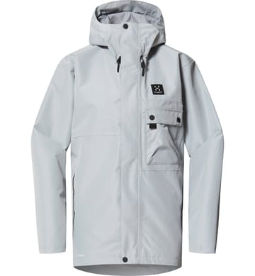 Porfyr Proof Jacket Women Concrete