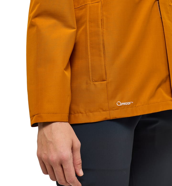 Porfyr Proof Jacket Women Golden Brown Porfyr Proof Jacket Women Golden Brown