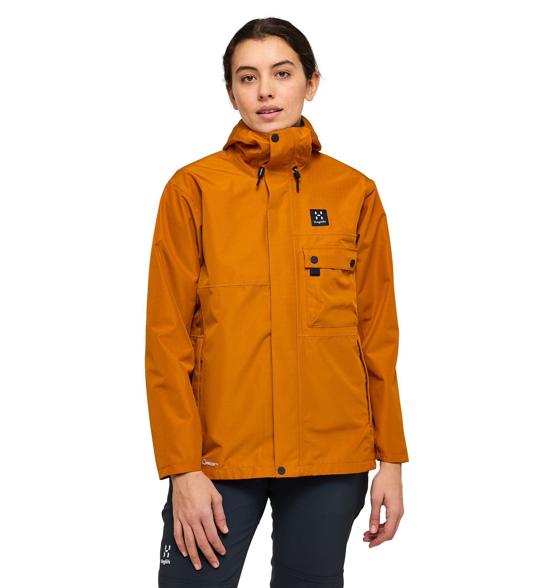 Porfyr Proof Jacket Women Golden Brown