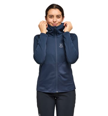 Lark Mid Hood Women Tarn Blue