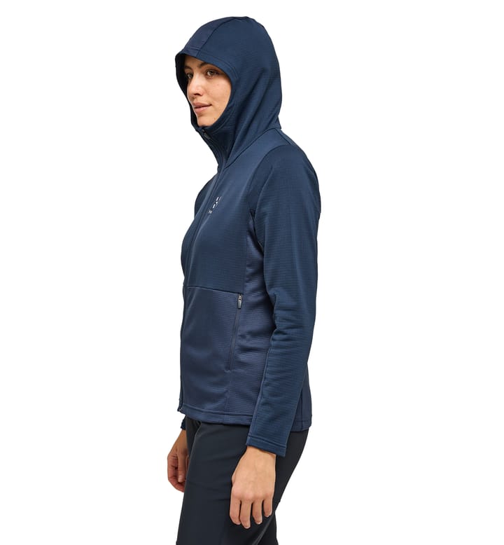 Lark Mid Hood Women Tarn Blue