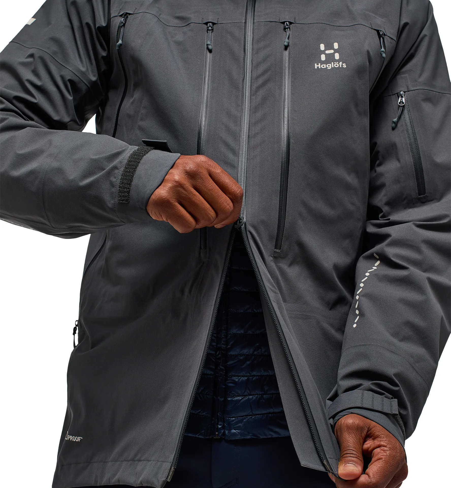 L.I.M Touring Proof Jacket Men Magnetite