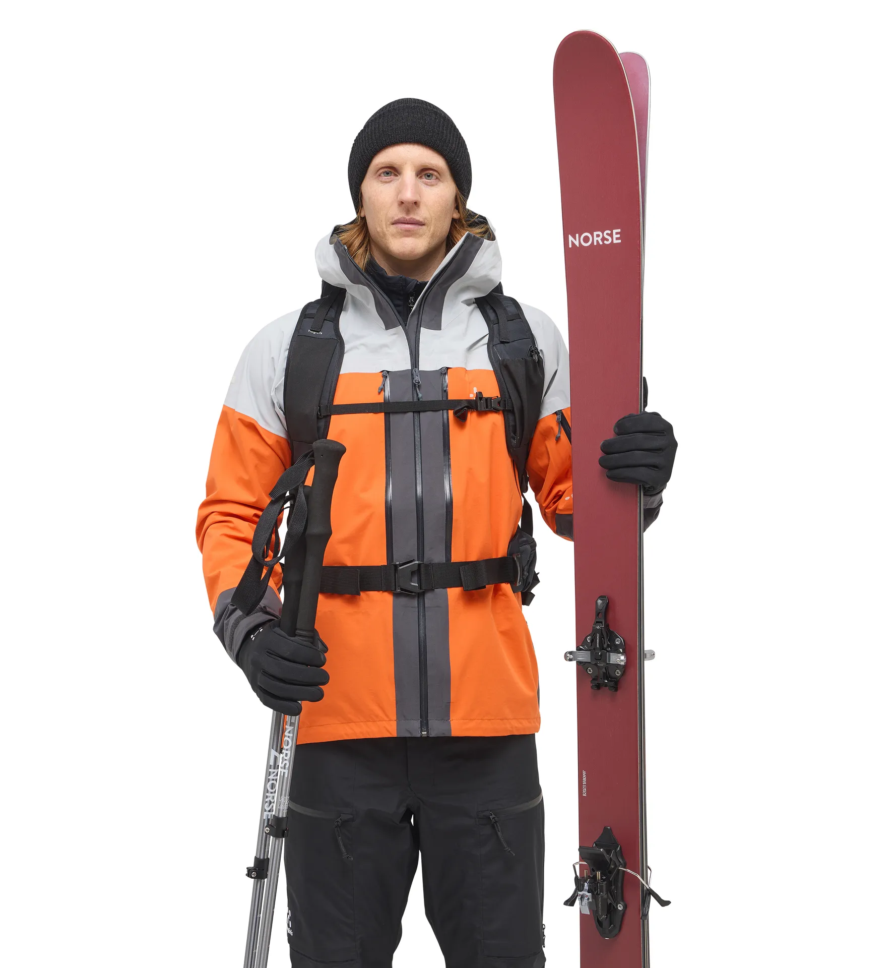 L.I.M Touring Proof Jacket Men Blaze Orange/Stone Grey