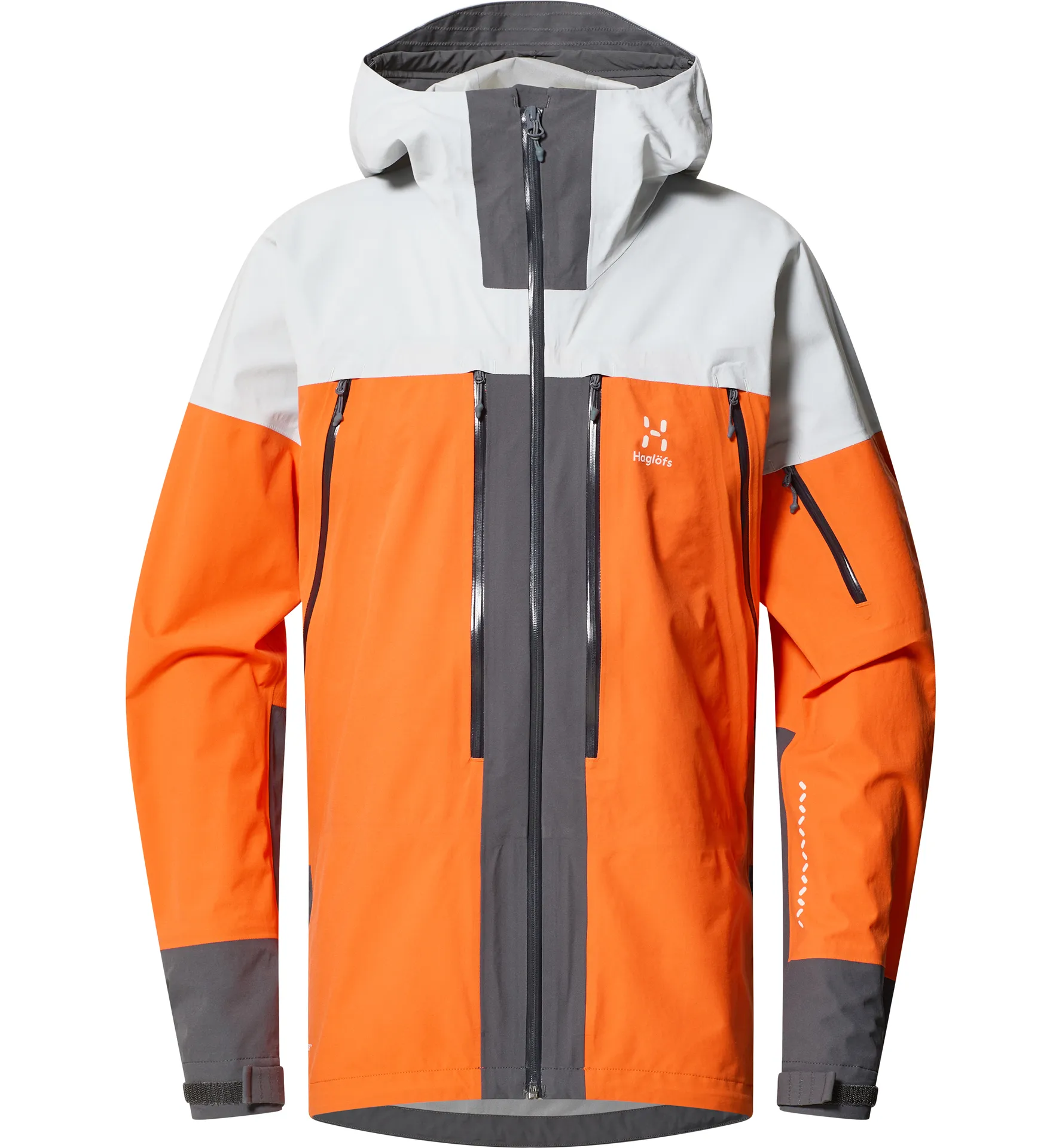 L.I.M Touring Proof Jacket Men Blaze Orange/Stone Grey