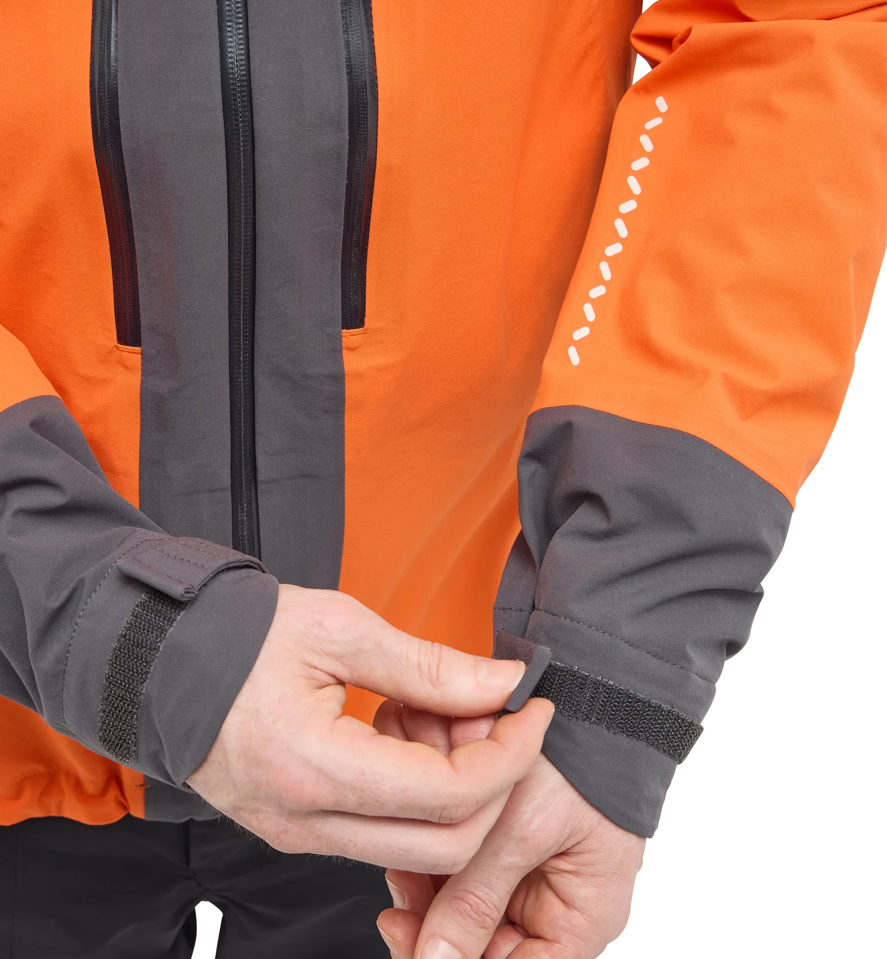 L.I.M Touring Proof Jacket Men Blaze Orange/Stone Grey