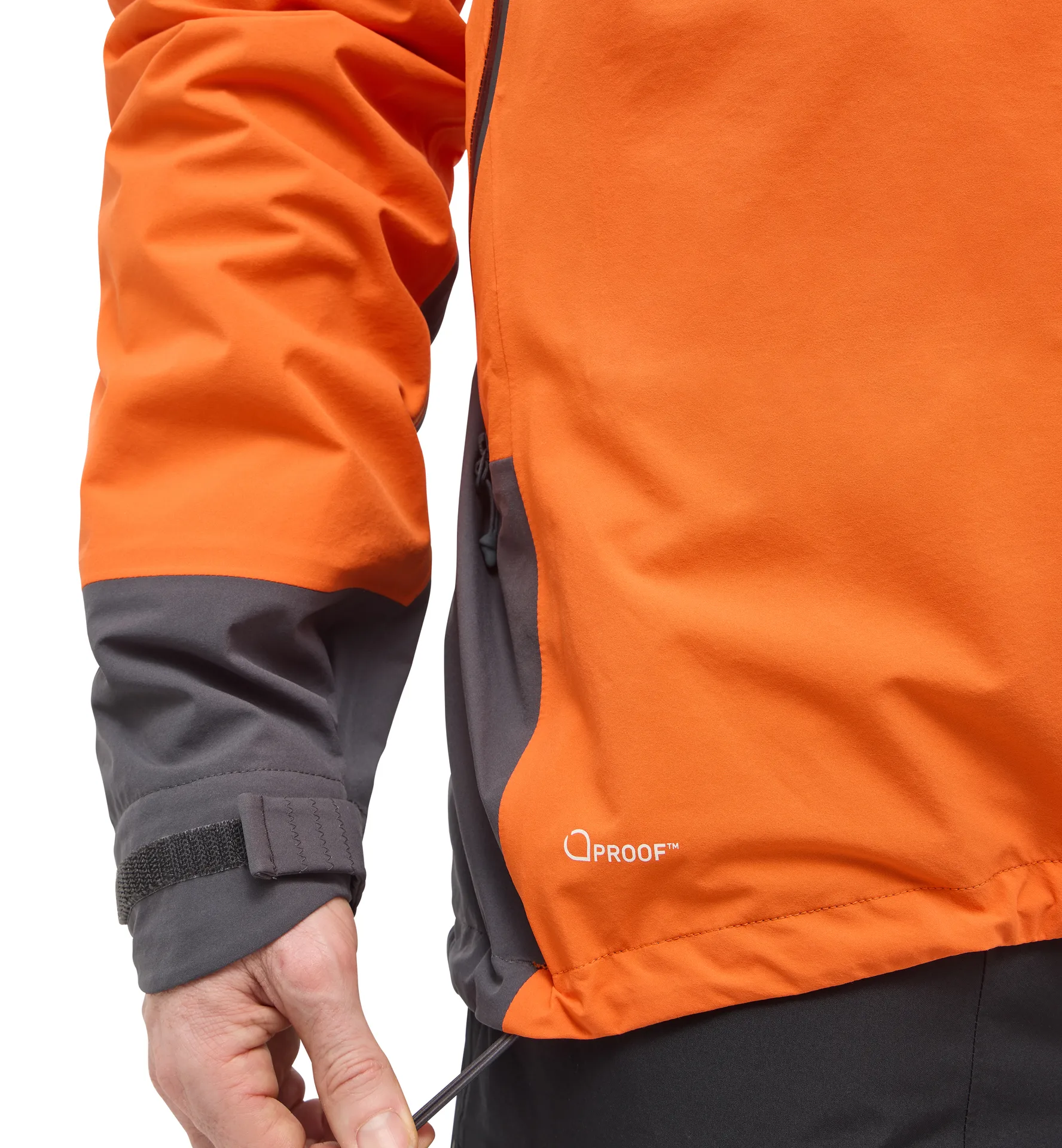 L.I.M Touring Proof Jacket Men Blaze Orange/Stone Grey