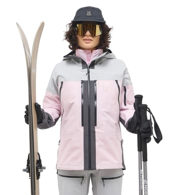 L.I.M Touring Proof Jacket Women Fresh Pink/Stone Grey