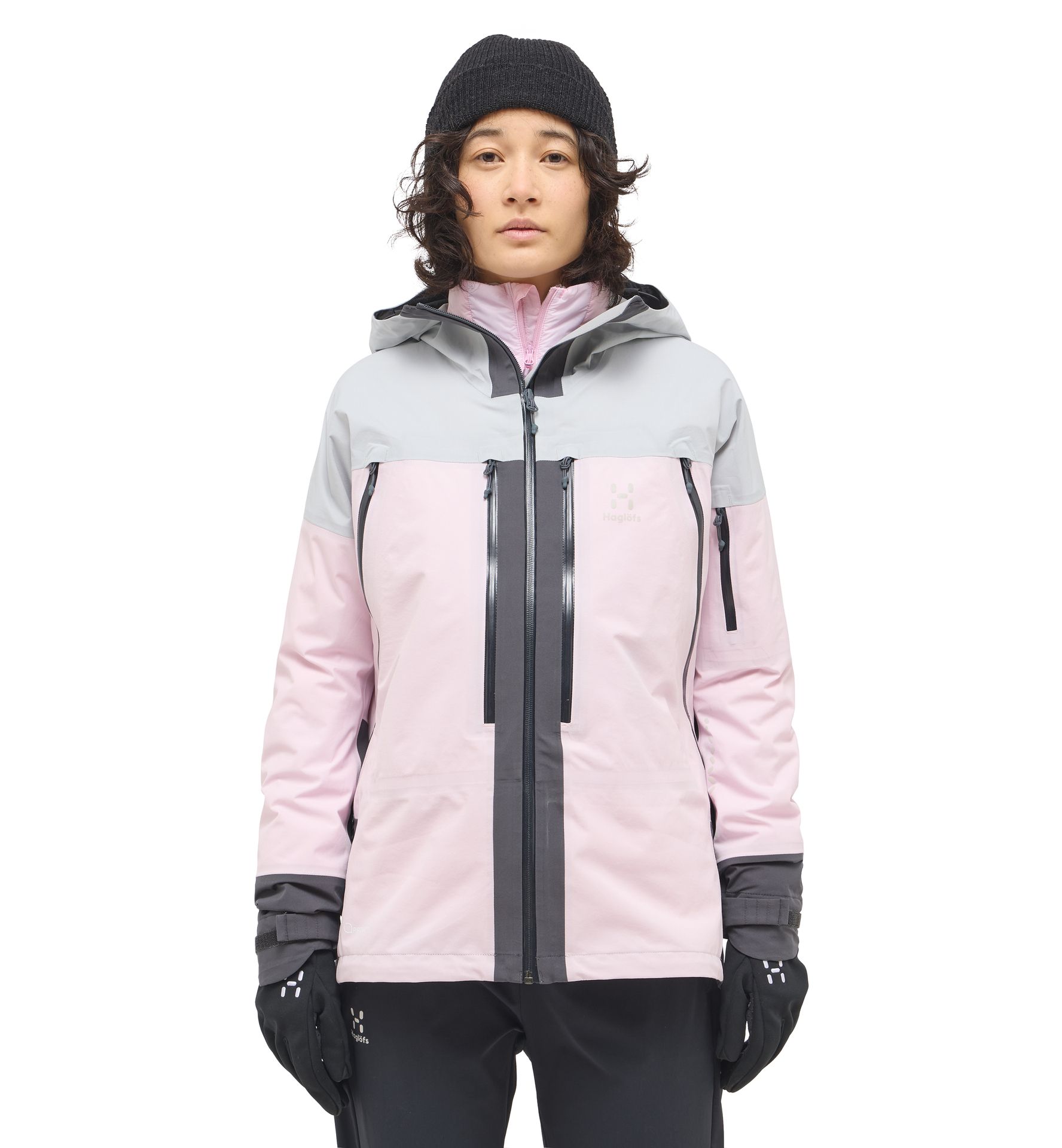 L.I.M Touring Proof Jacket Women Fresh Pink/Stone Grey