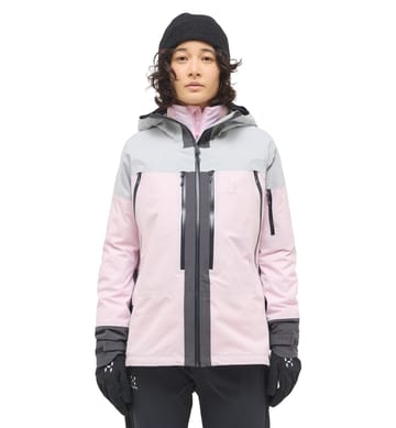 L.I.M Touring Proof Jacket Women Fresh Pink/Stone Grey