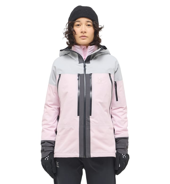 L.I.M Touring Proof Jacket Women Fresh Pink/Stone Grey L.I.M Touring Proof Jacket Women Fresh Pink/Stone Grey