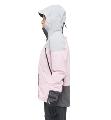 L.I.M Touring Proof Jacket Women Fresh Pink/Stone Grey