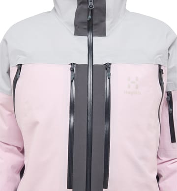 L.I.M Touring Proof Jacket Women Fresh Pink/Stone Grey