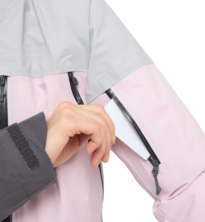 L.I.M Touring Proof Jacket Women Fresh Pink/Stone Grey L.I.M Touring Proof Jacket Women Fresh Pink/Stone Grey