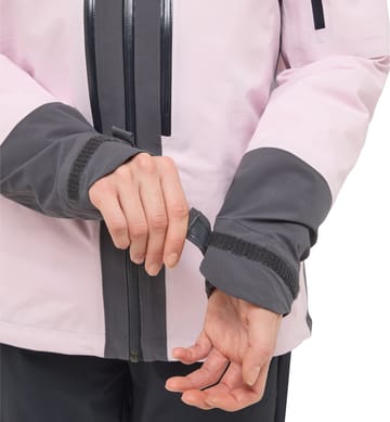 L.I.M Touring Proof Jacket Women Fresh Pink/Stone Grey