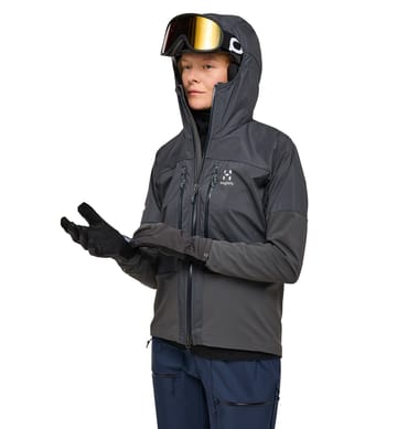 L.I.M Hybrid Touring Hood Women Magnetite