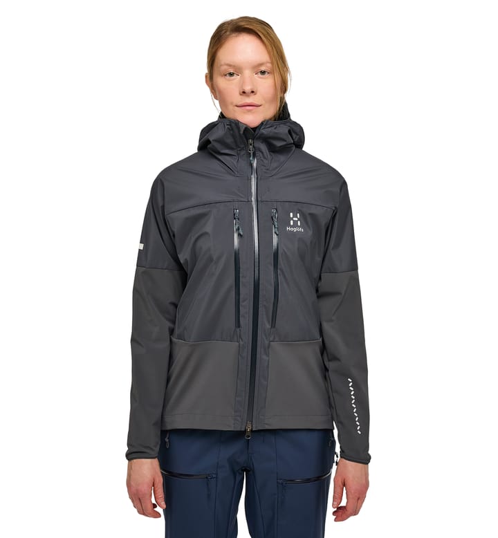 L.I.M Hybrid Touring Hood Women Magnetite