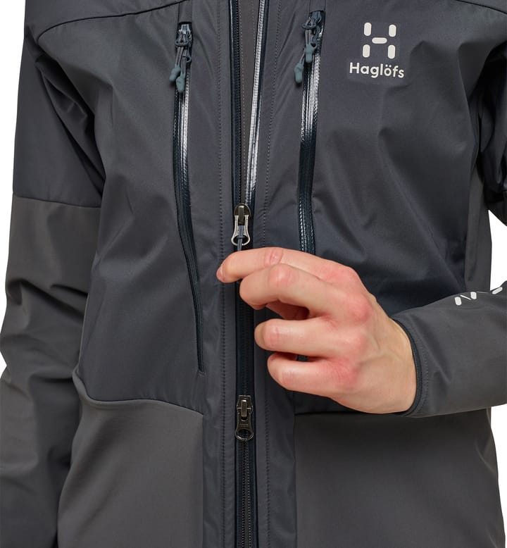 L.I.M Hybrid Touring Hood Women Magnetite