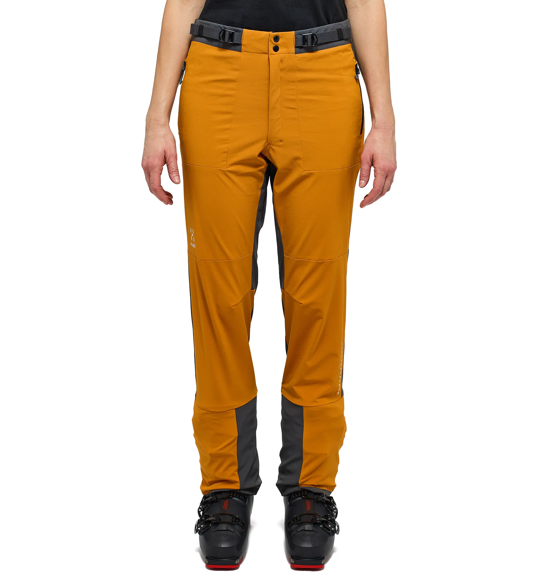 L.I.M Quiver Pant Women Desert Yellow/Magnetite