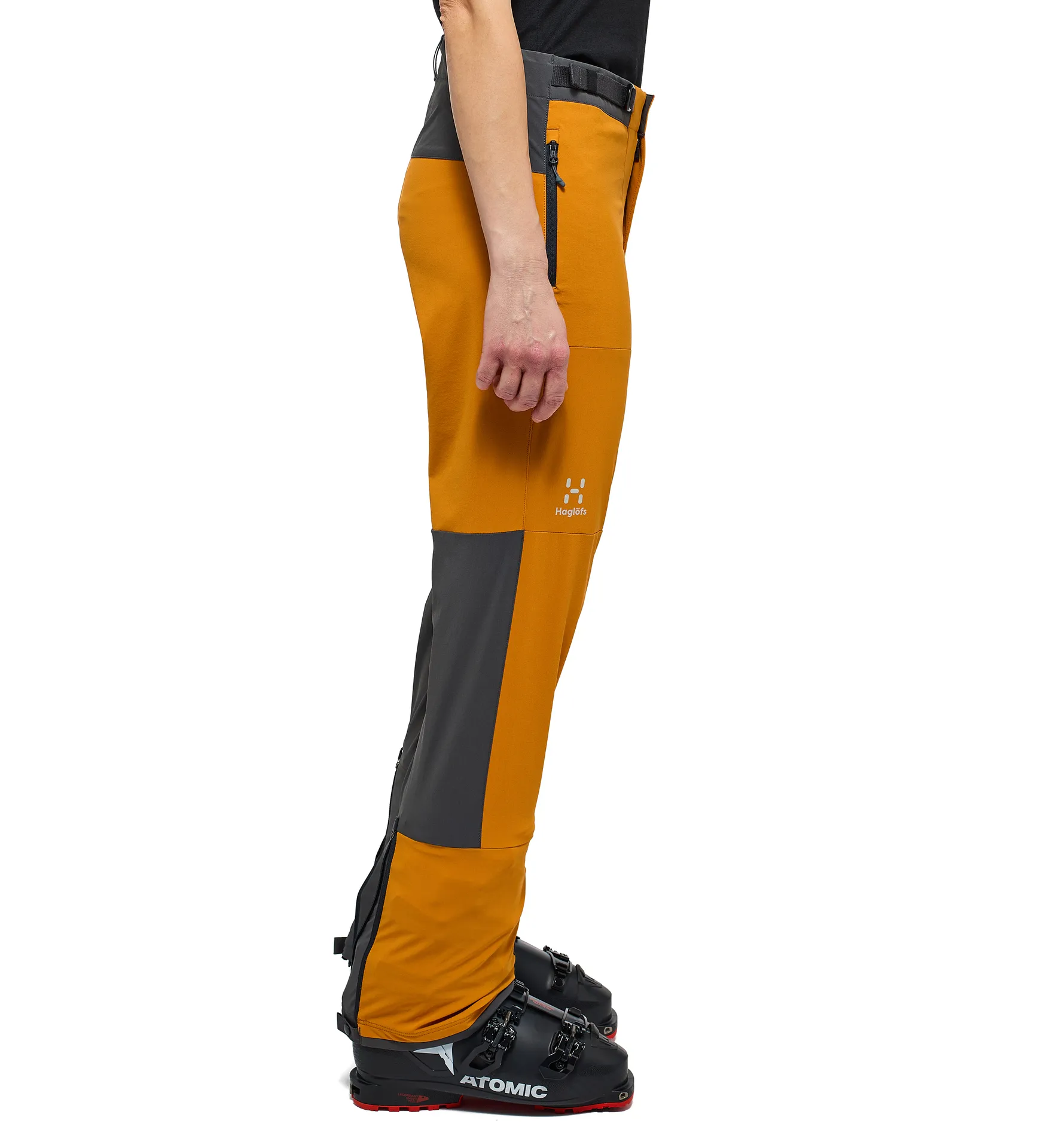 L.I.M Quiver Pant Women Desert Yellow/Magnetite