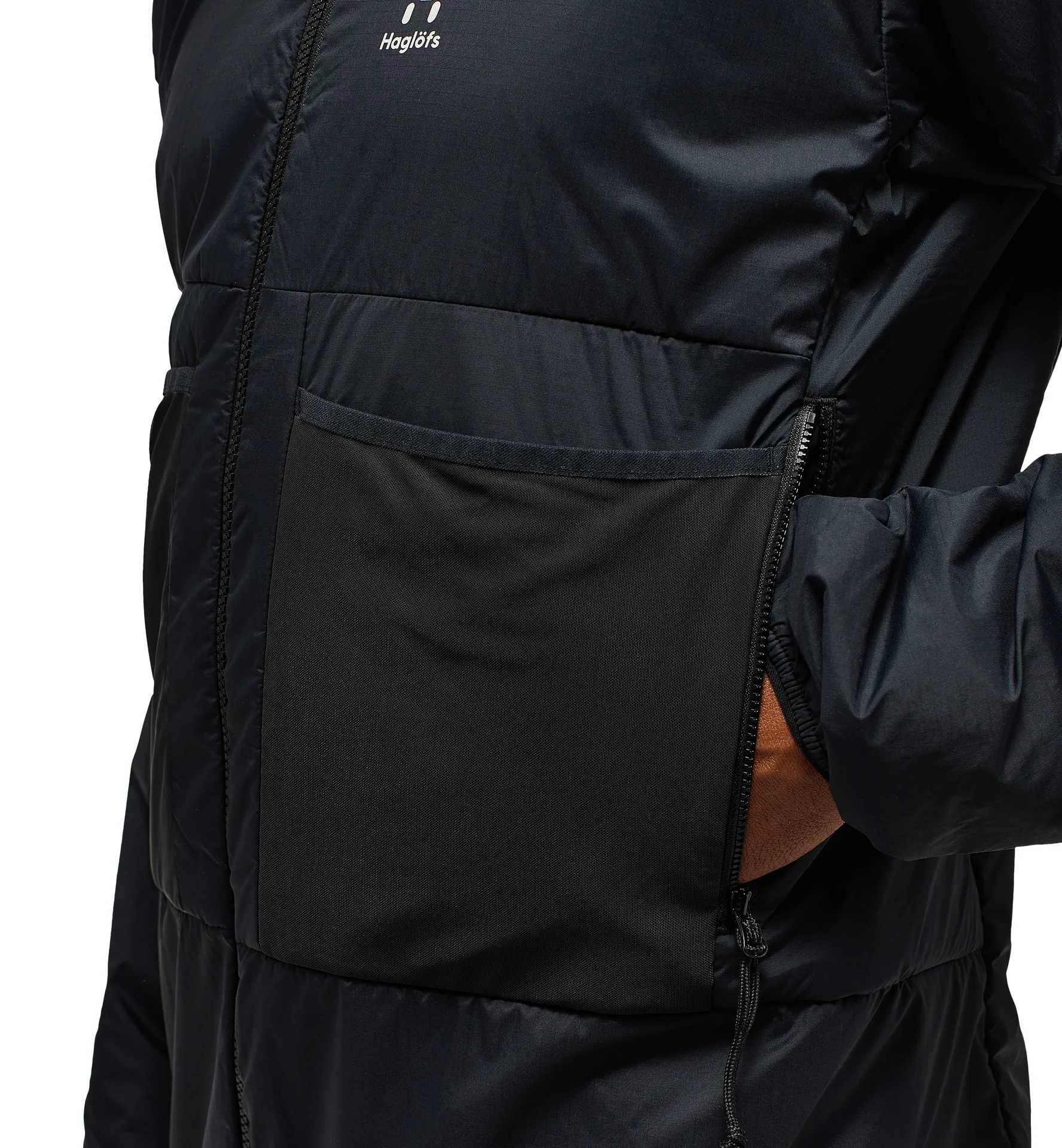 Spitz Mimic Hood Men True Black