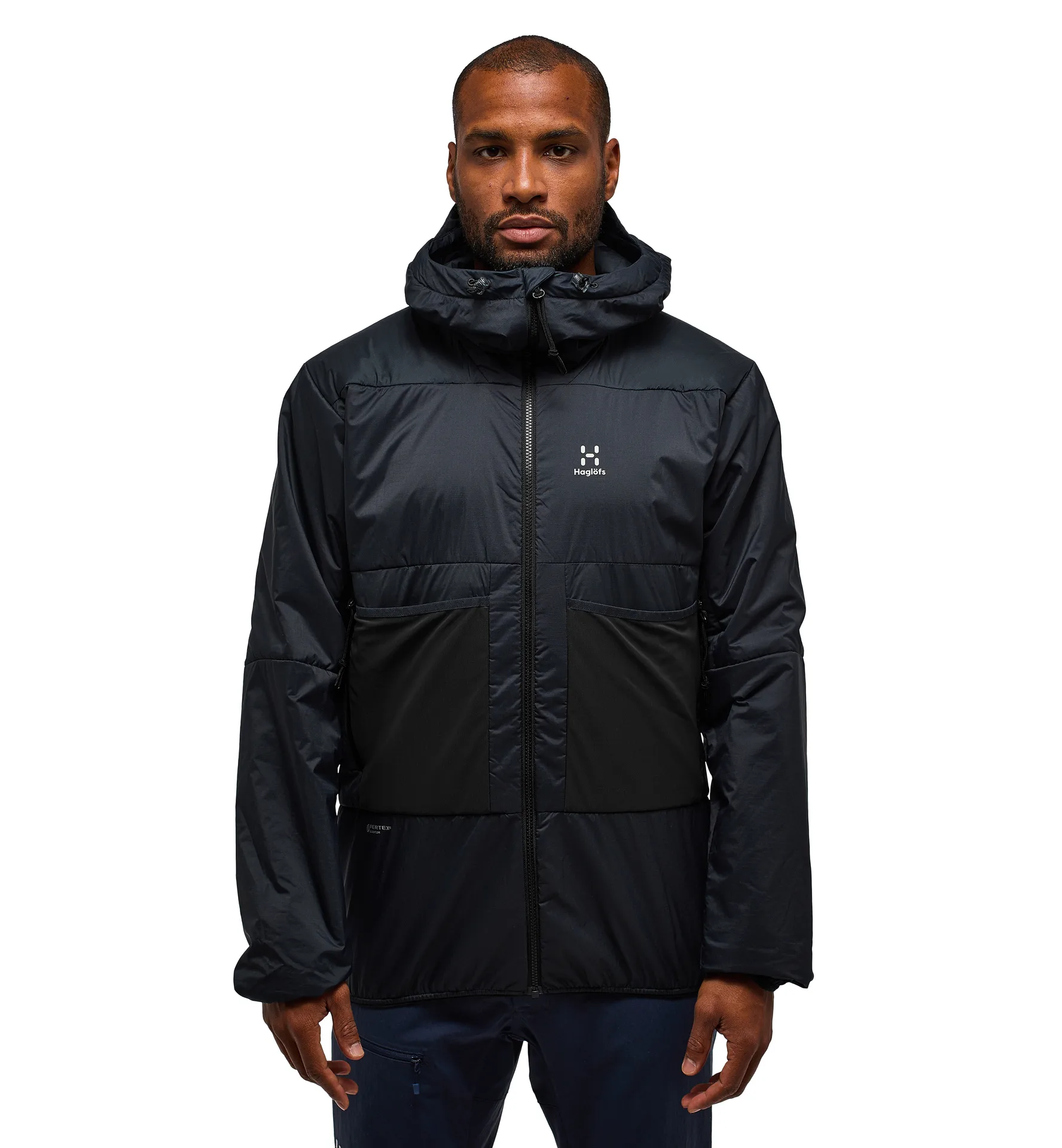 Spitz Mimic Hood Men True Black