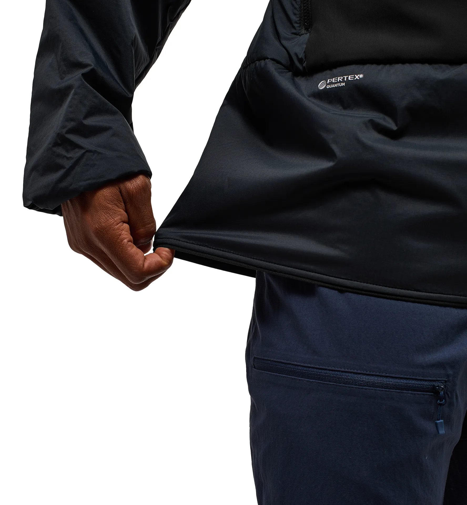 Spitz Mimic Hood Men True Black