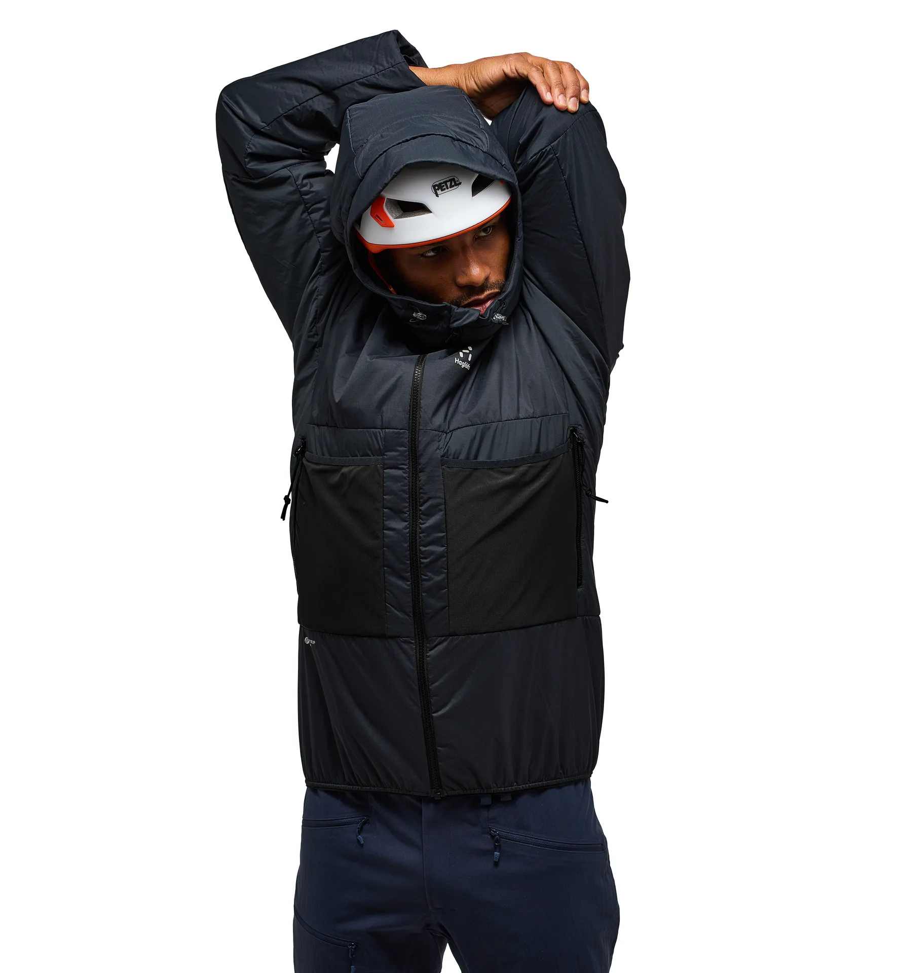 Spitz Mimic Hood Men True Black