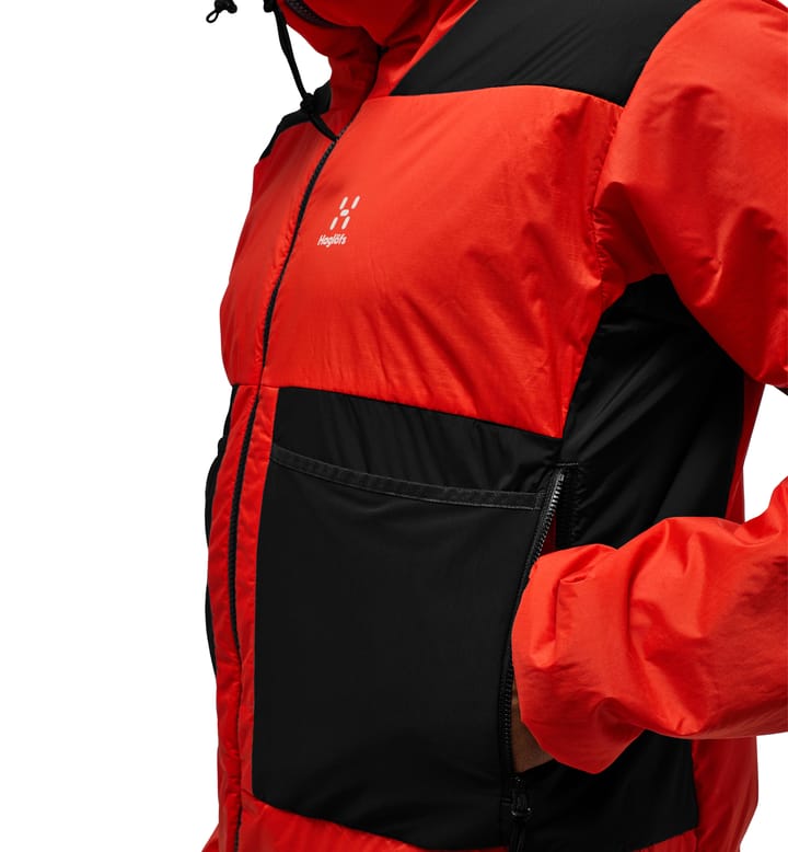 Spitz Mimic Hood Men Zenith Red/Magnetite Spitz Mimic Hood Men Zenith Red/Magnetite