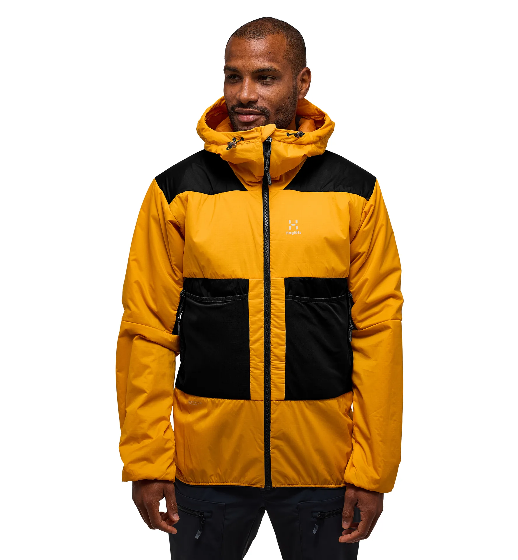 Spitz Mimic Hood Men Sunny Yellow/True Black