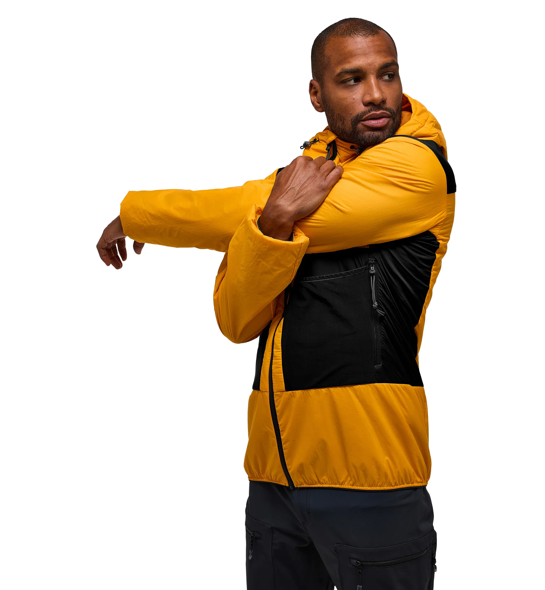 Spitz Mimic Hood Men Sunny Yellow/True Black