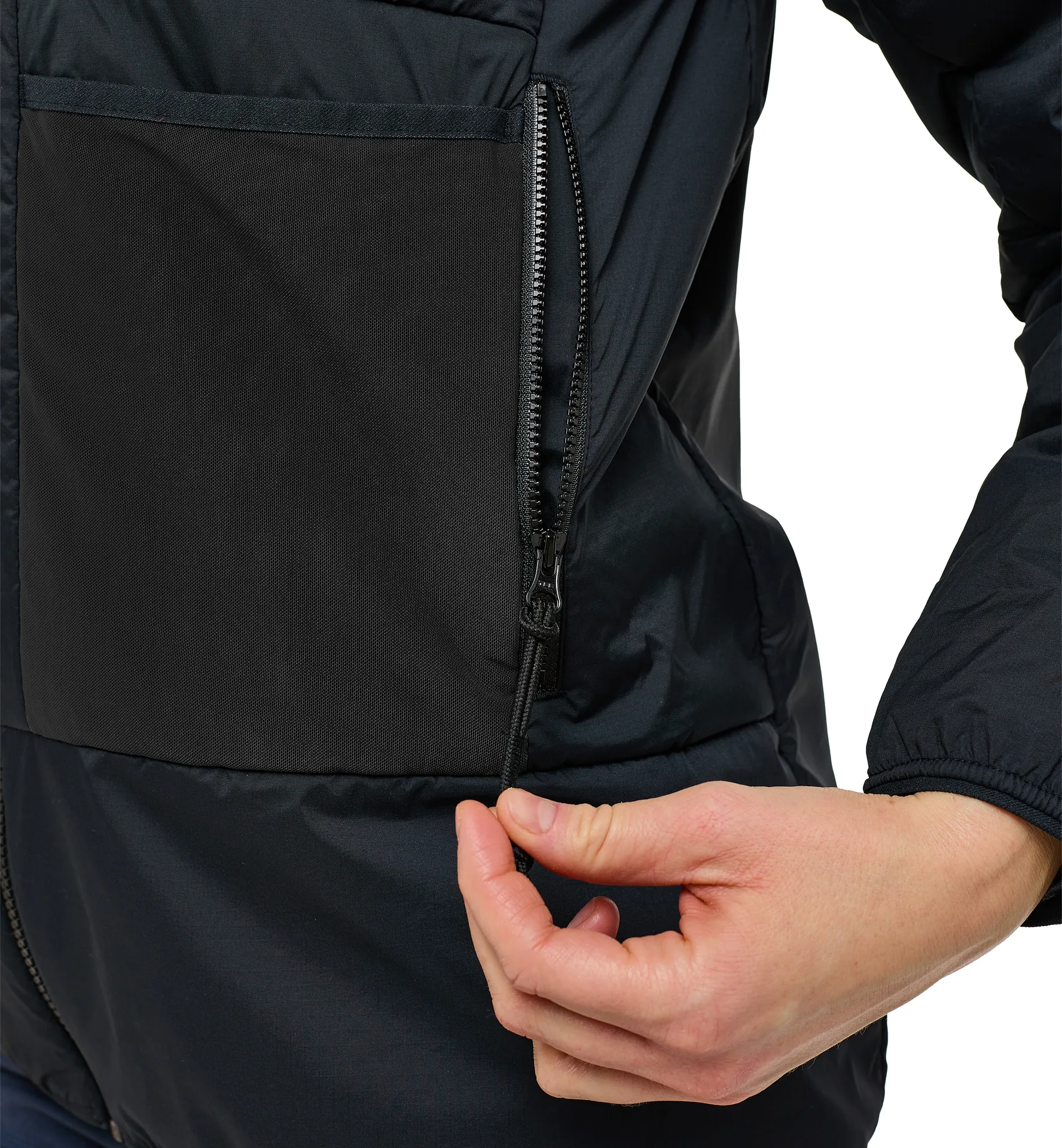 Spitz Mimic Hood Women True Black