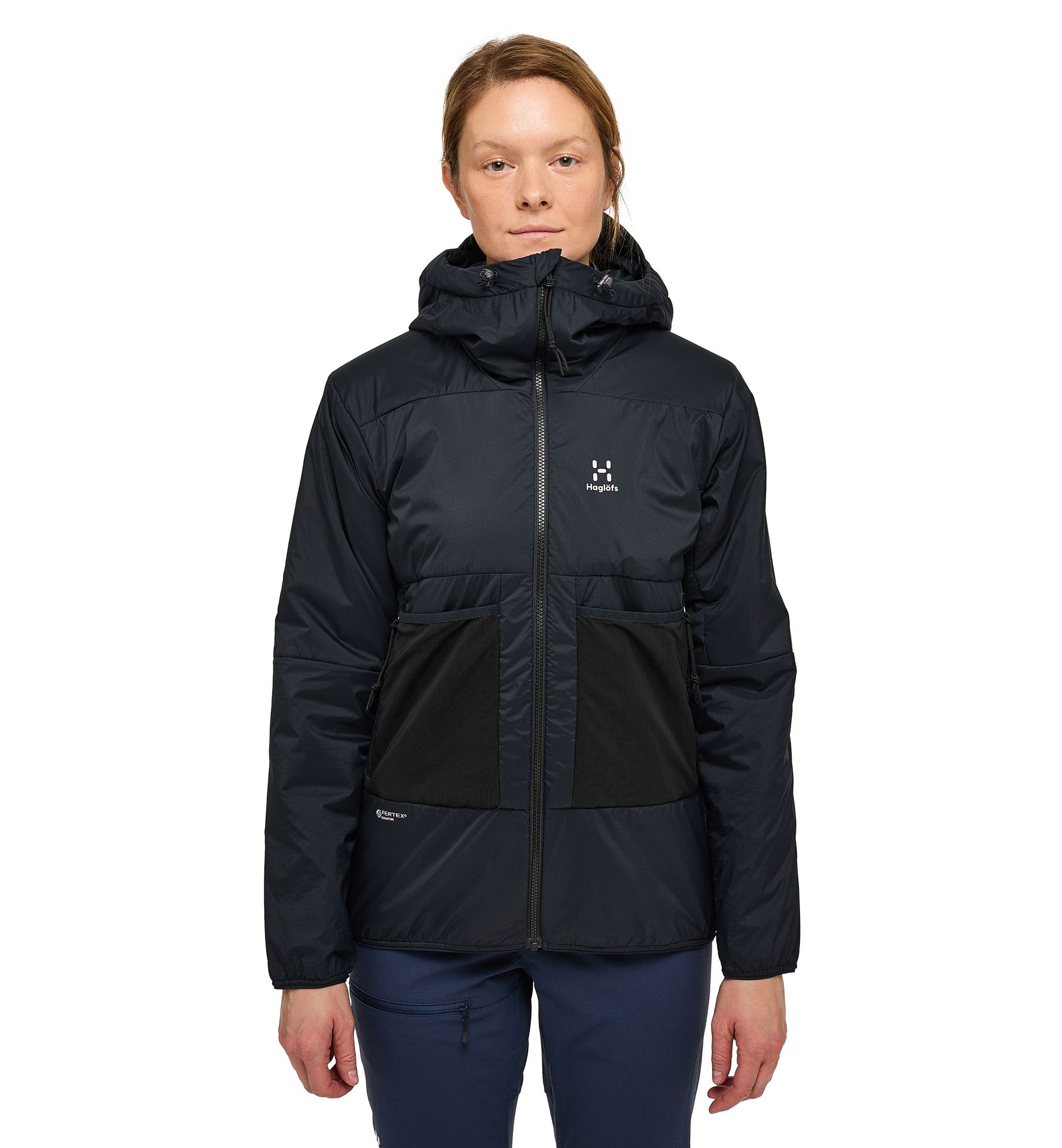 Spitz Mimic Hood Women True Black