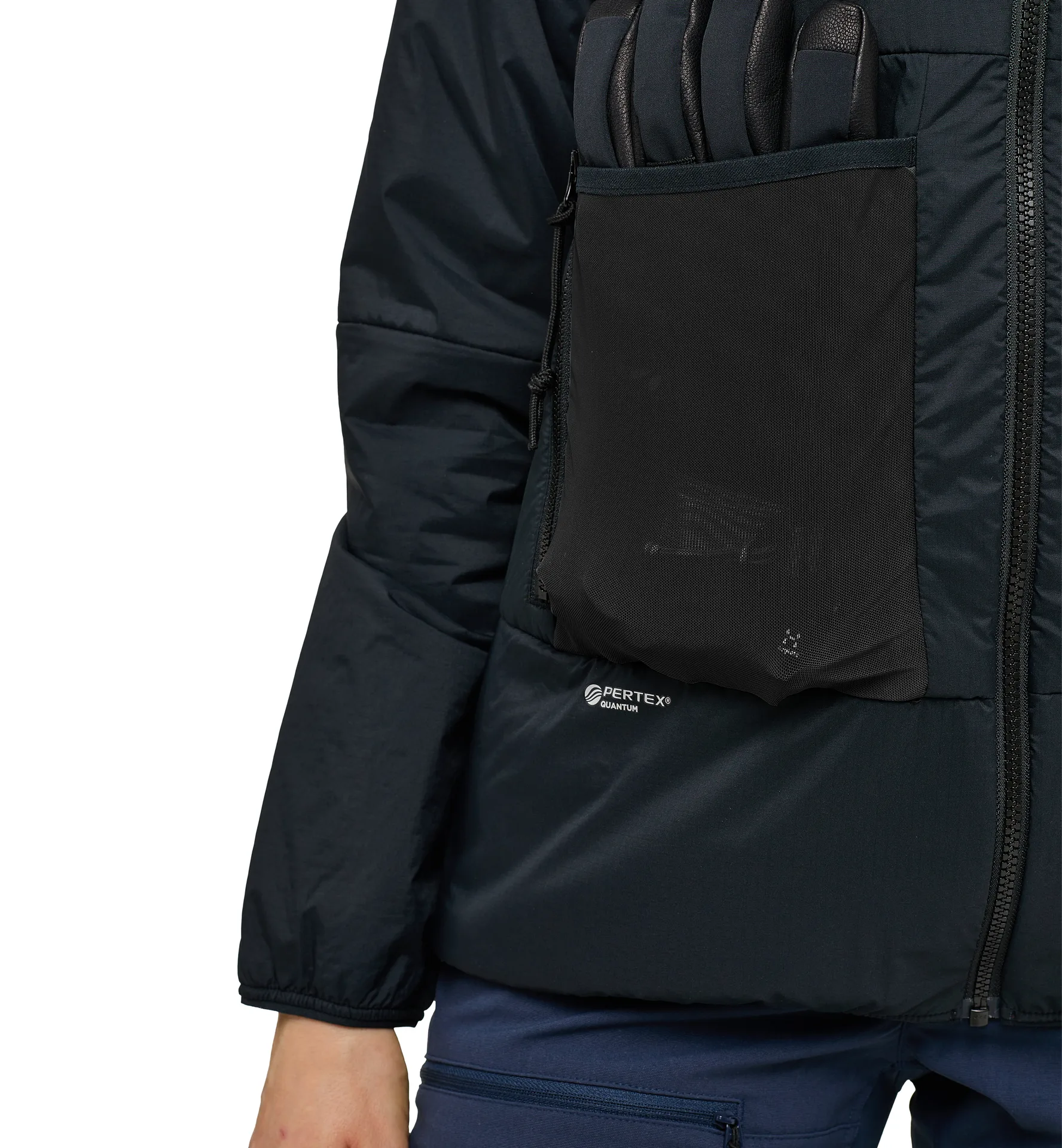 Spitz Mimic Hood Women True Black