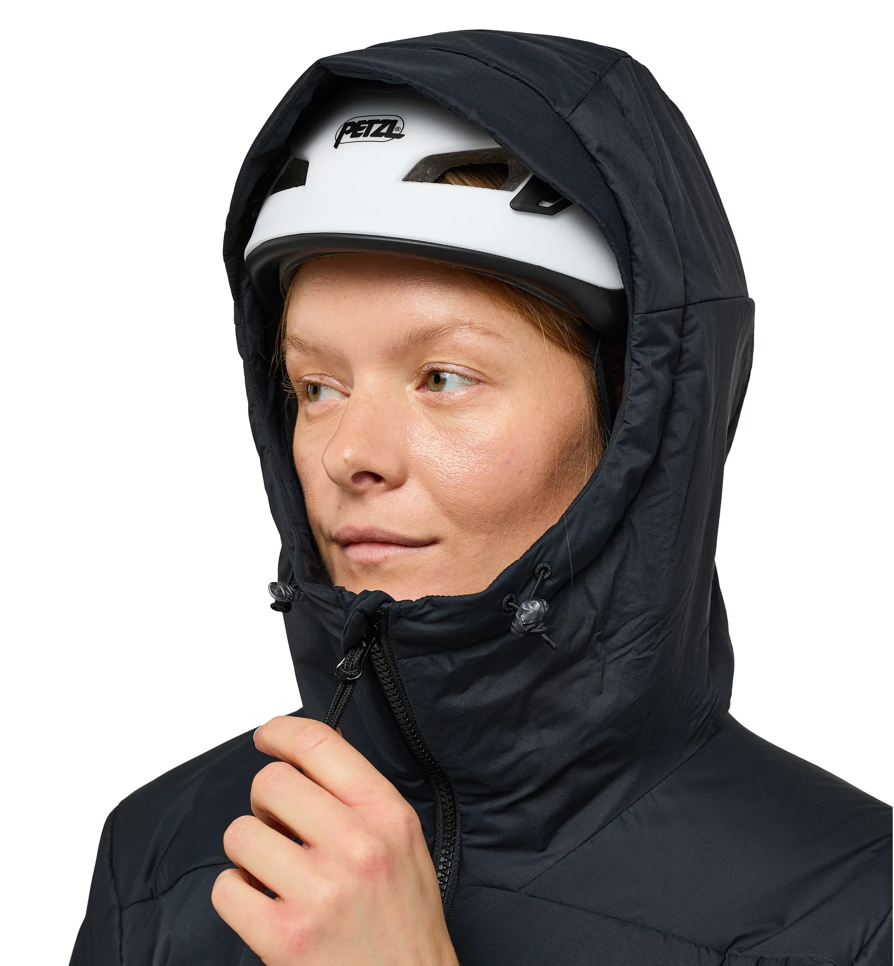 Spitz Mimic Hood Women True Black