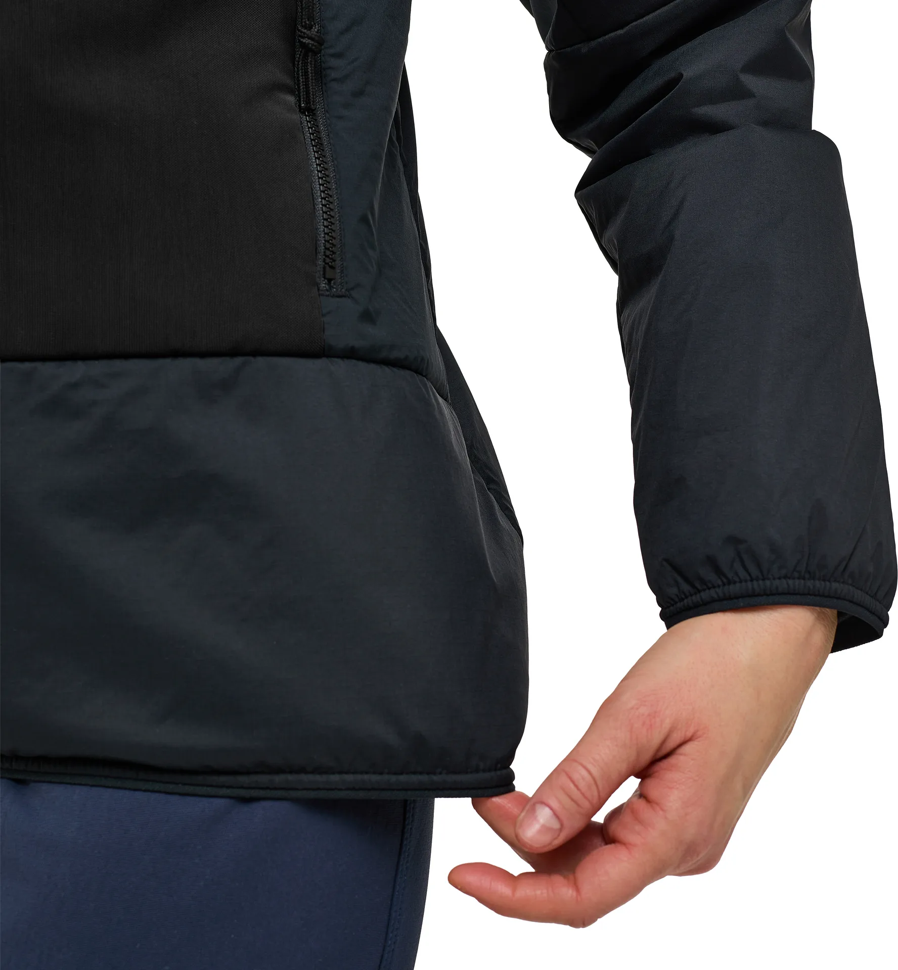 Spitz Mimic Hood Women True Black