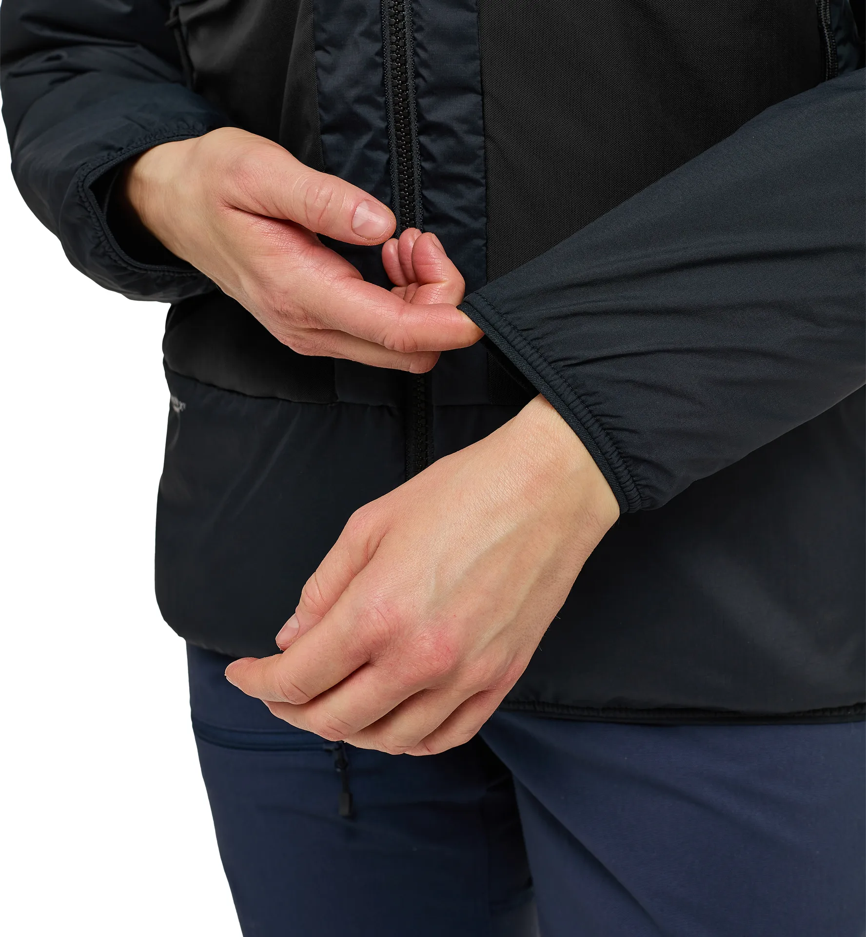 Spitz Mimic Hood Women True Black