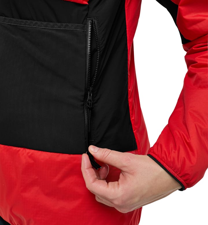 Spitz Mimic Hood Women Poppy Red/Magnetite Spitz Mimic Hood Women Poppy Red/Magnetite