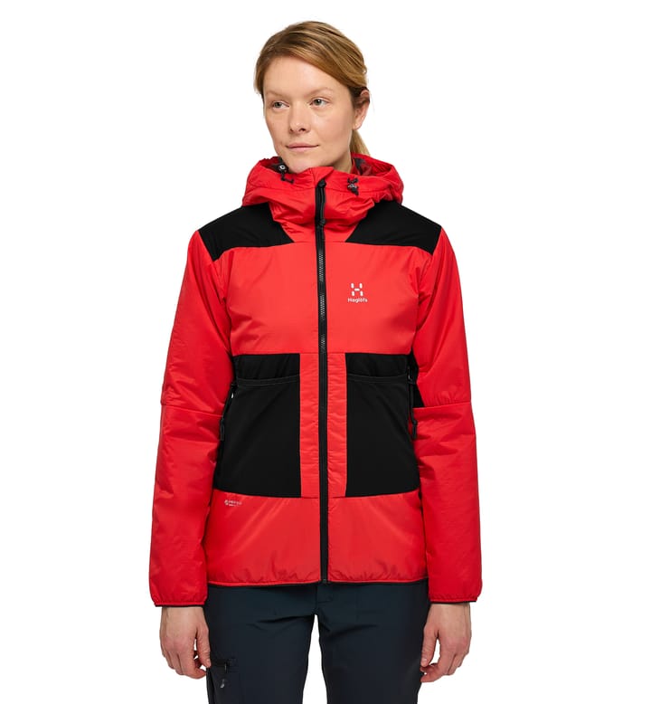 Spitz Mimic Hood Women Poppy Red/Magnetite Spitz Mimic Hood Women Poppy Red/Magnetite