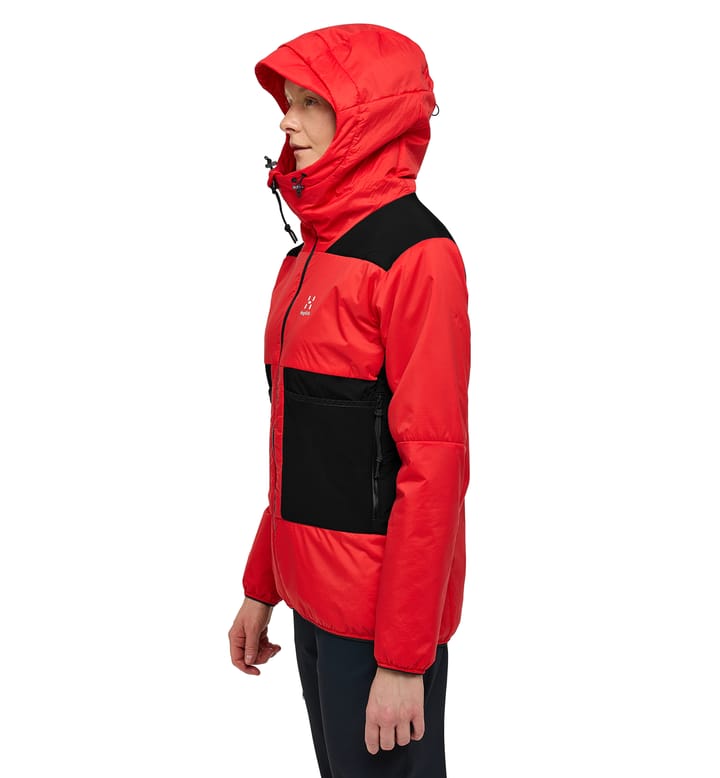 Spitz Mimic Hood Women Poppy Red/Magnetite Spitz Mimic Hood Women Poppy Red/Magnetite