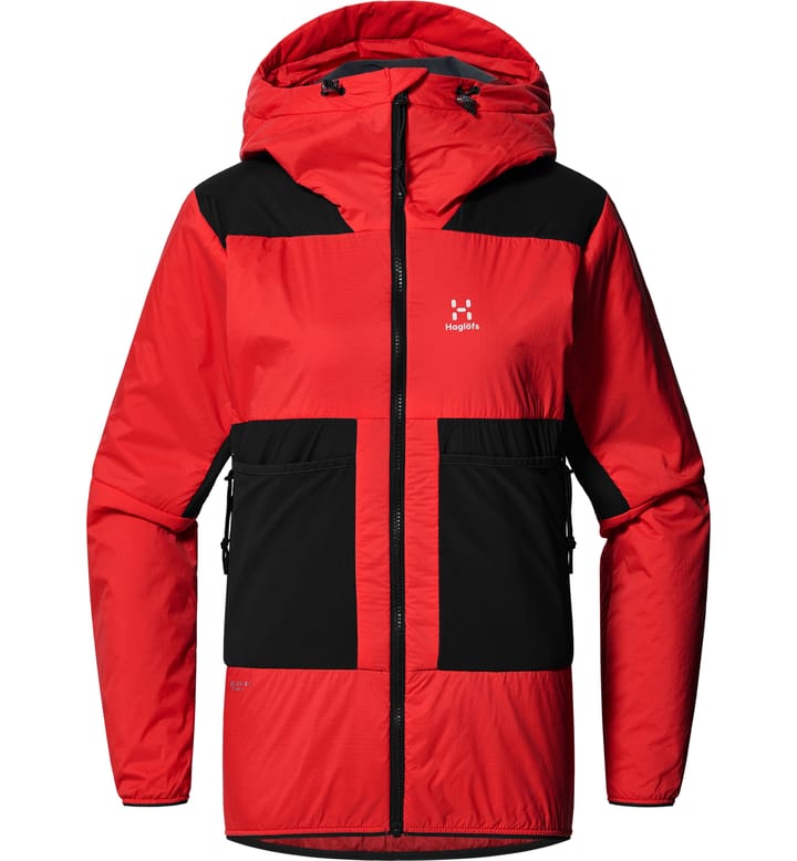 Spitz Mimic Hood Women Poppy Red/Magnetite Spitz Mimic Hood Women Poppy Red/Magnetite