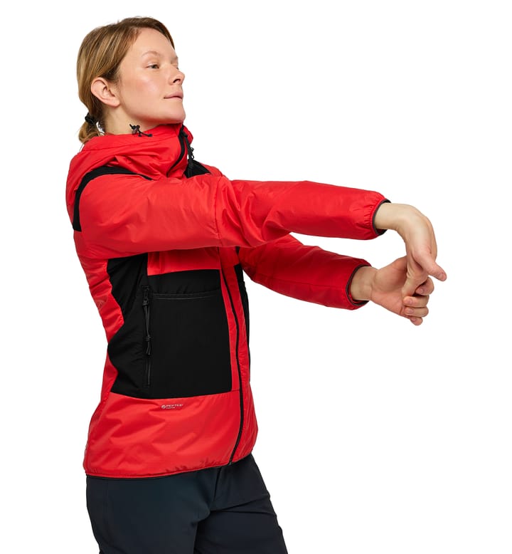 Spitz Mimic Hood Women Poppy Red/Magnetite Spitz Mimic Hood Women Poppy Red/Magnetite